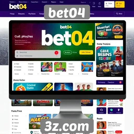 Interface de usuário do site bet04 é amigável